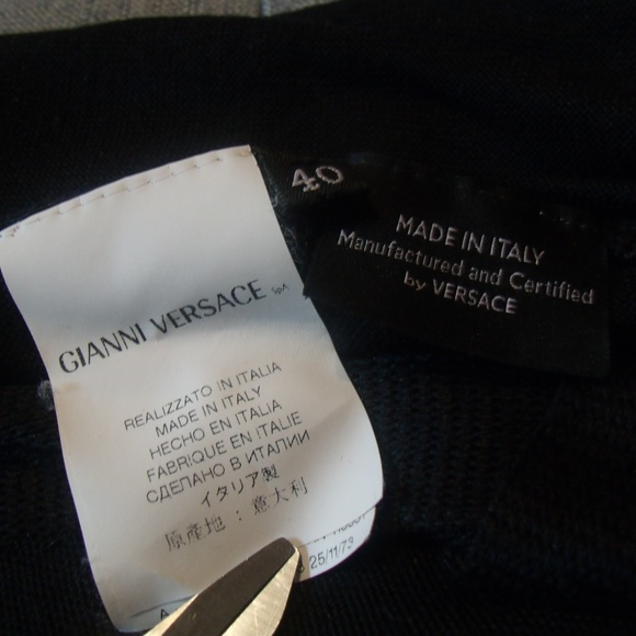 Versace | Sweaters | Versace Black Silk Sweater | Poshmark